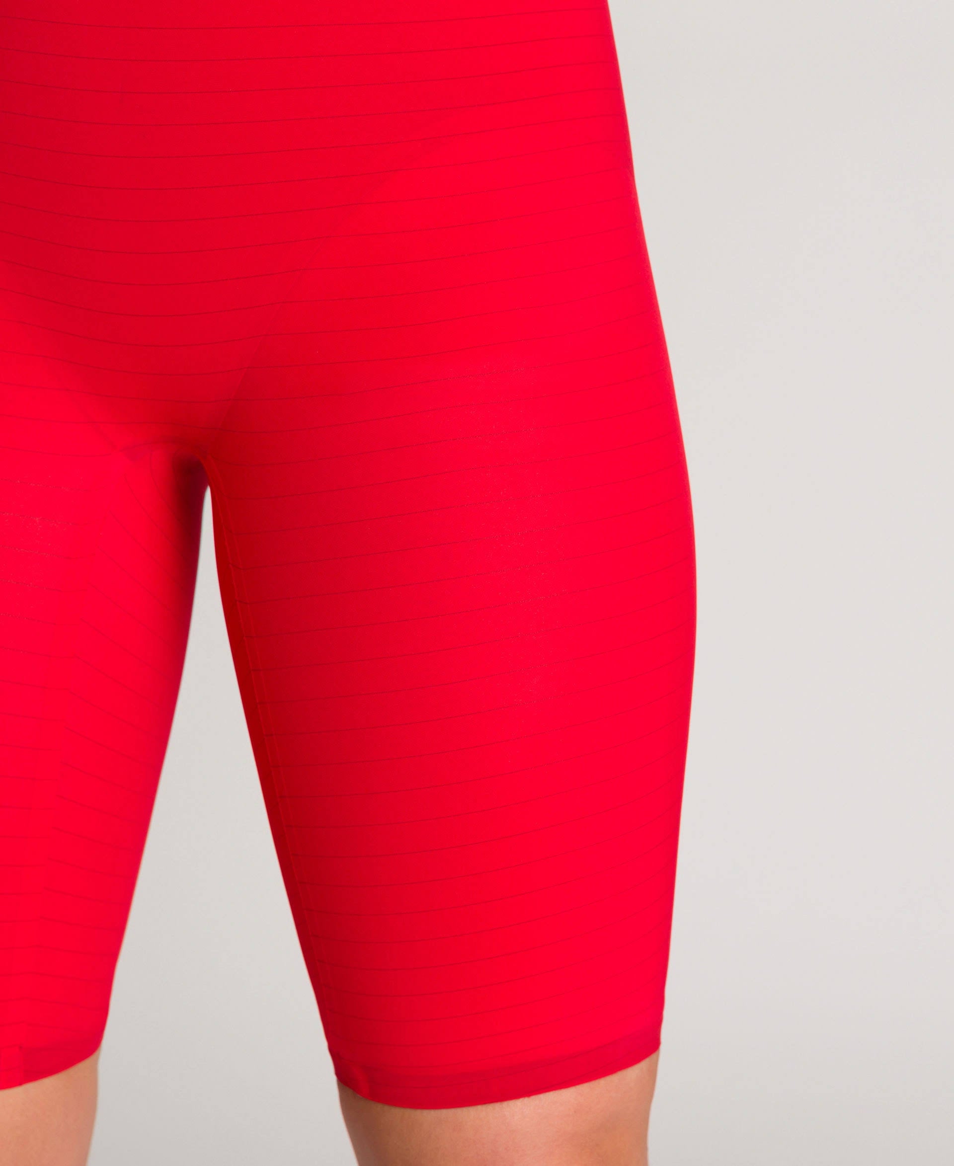 Red 30 Closed Back Racing Swimsuit C9868