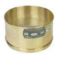 Sieve, Brass / Stainless, Dia 8, 8 Deep, No.120, with Support Cloth I521