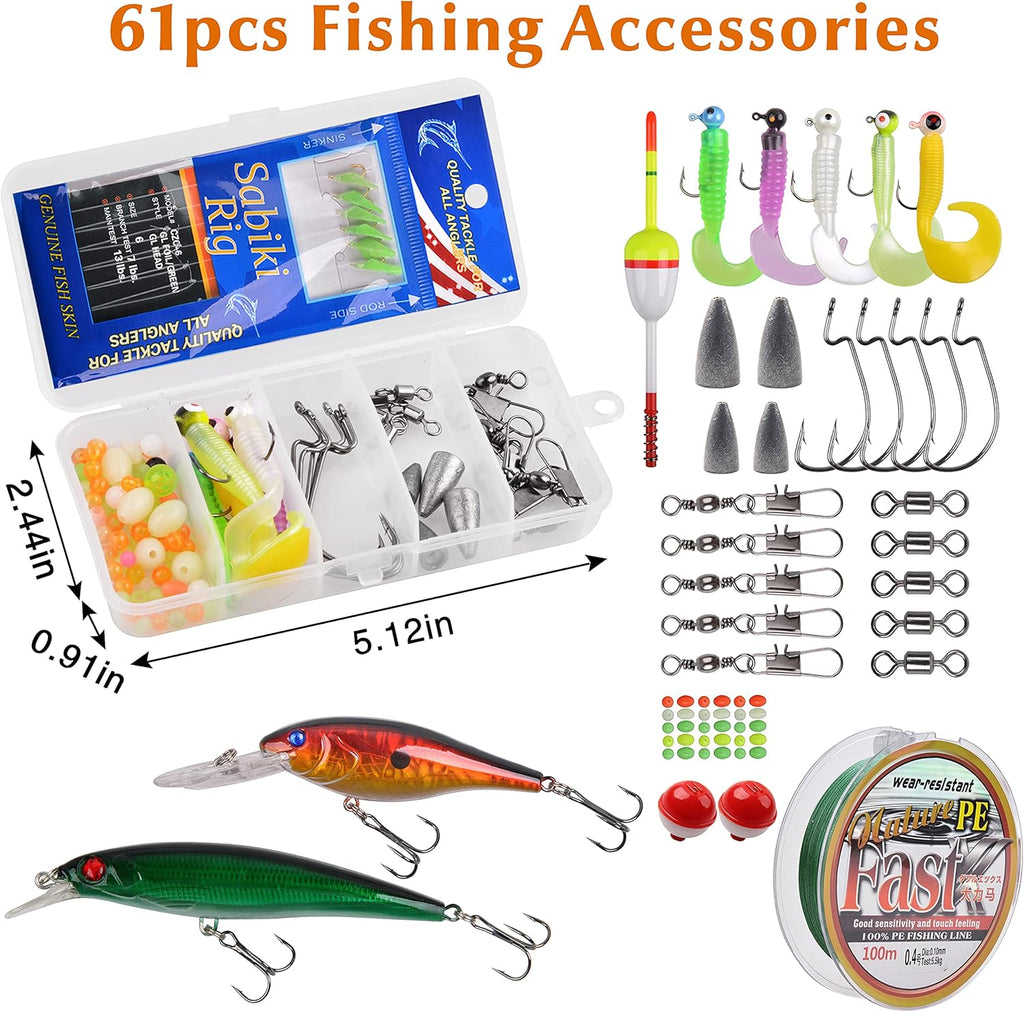 Carbon Fiber Telescopic Fishing Rod and Reel Combo Set with Carrier Bag M357284