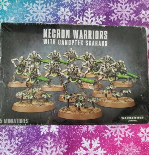 Warhammer Necron Warriors with Canoptek Scarabs G3714