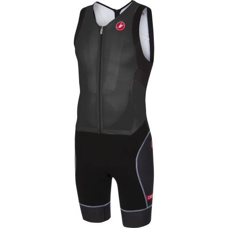 White / Black Tri Suit B1616