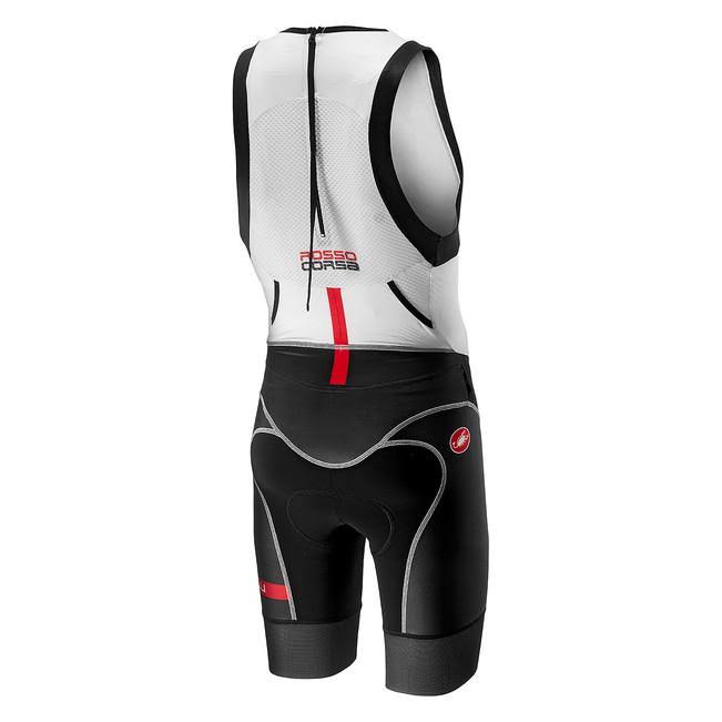 White / Black Tri Suit B1616