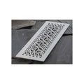 24x22 x 6x22 Grey Aluminum Grille with Mounting Holes E78942