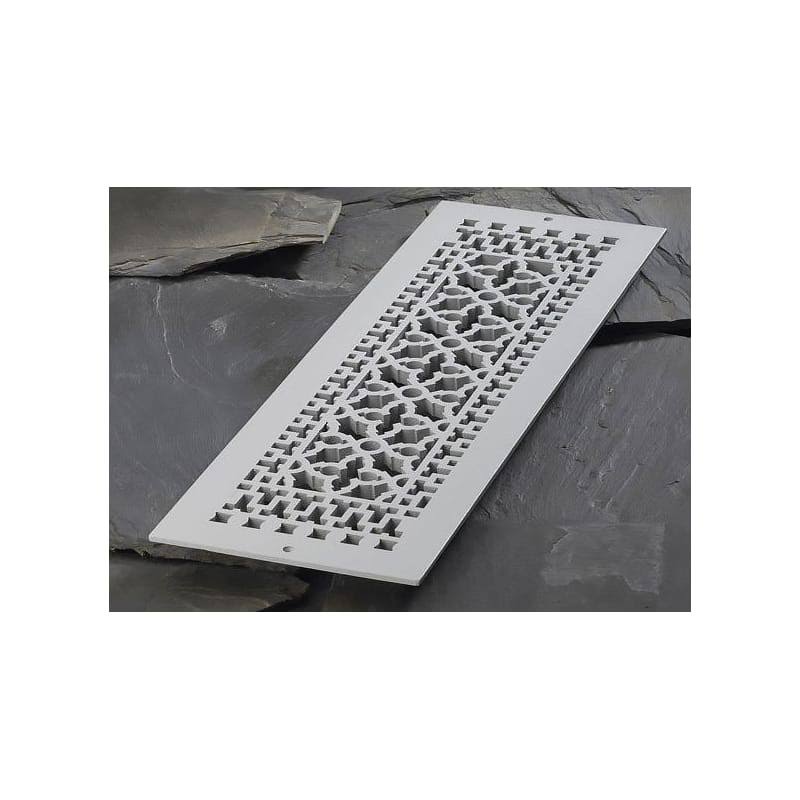 24x22 x 6x22 Grey Aluminum Grille with Mounting Holes E78942