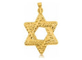 14 KT Yellow Gold Braided Star Of David Pendant X76477