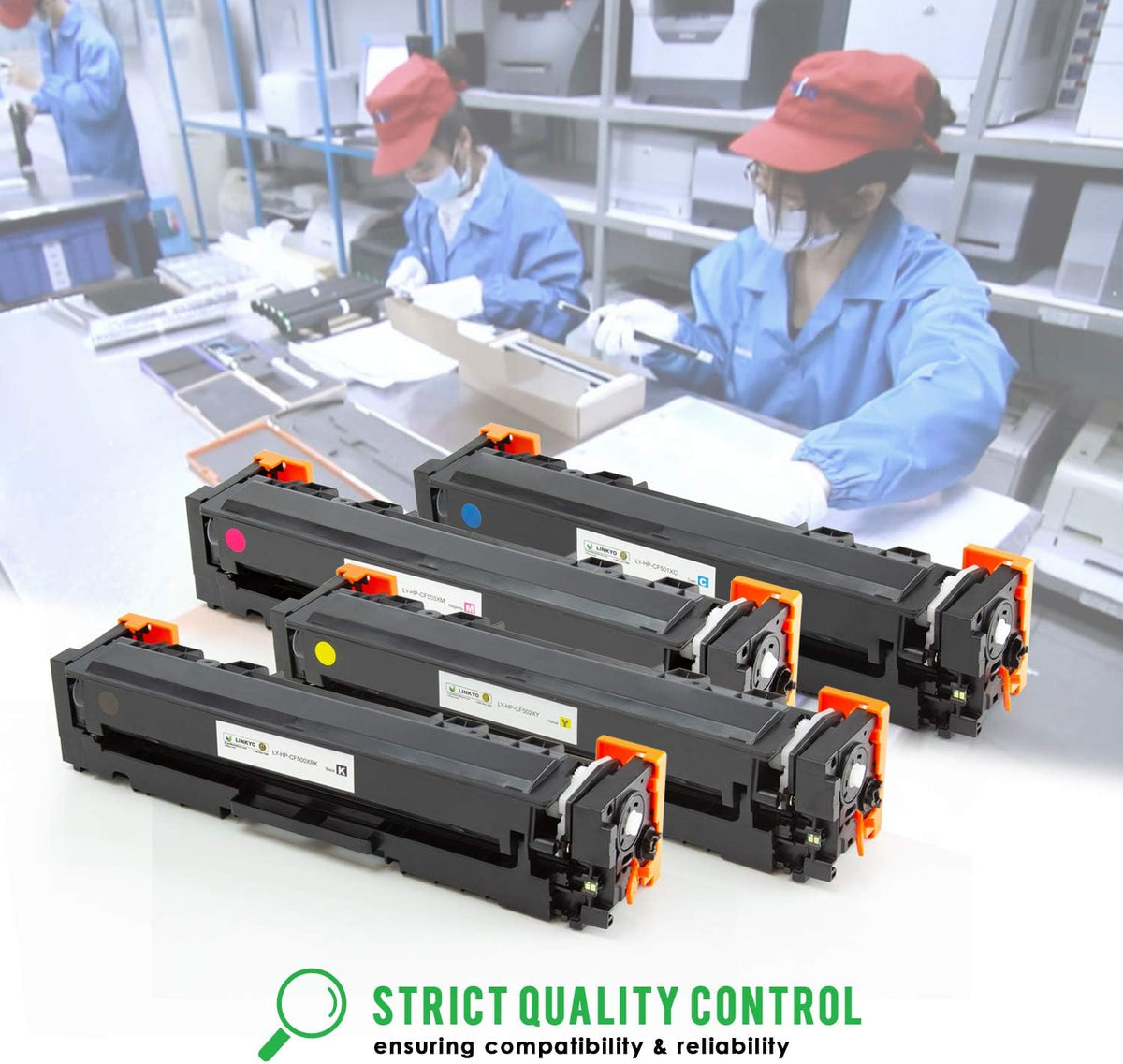 Compatible Toner Cartridge 4-Pack D820