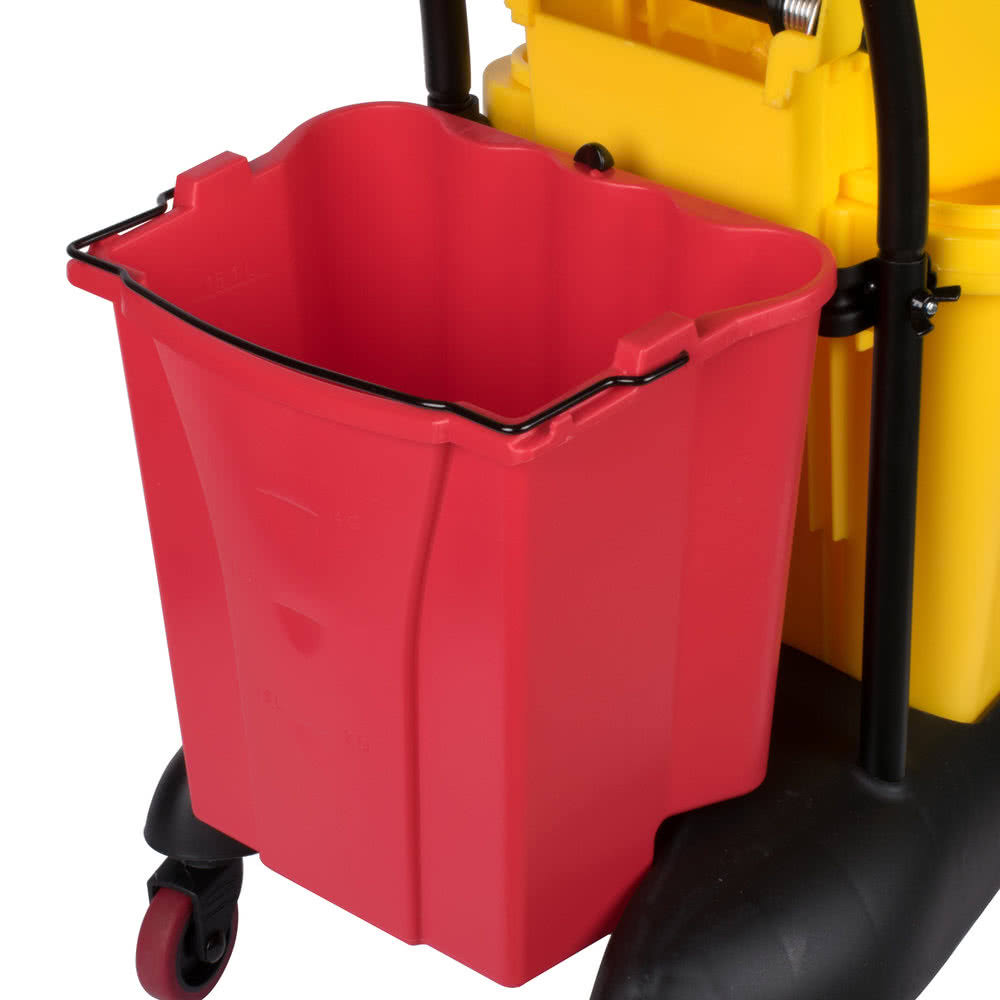 Yellow 35 Quart Mopping Trolley W1186