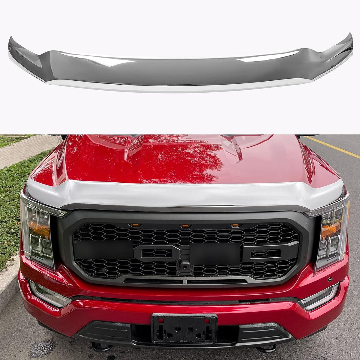 Matte Black Hood Shield for Ford F150 N1527