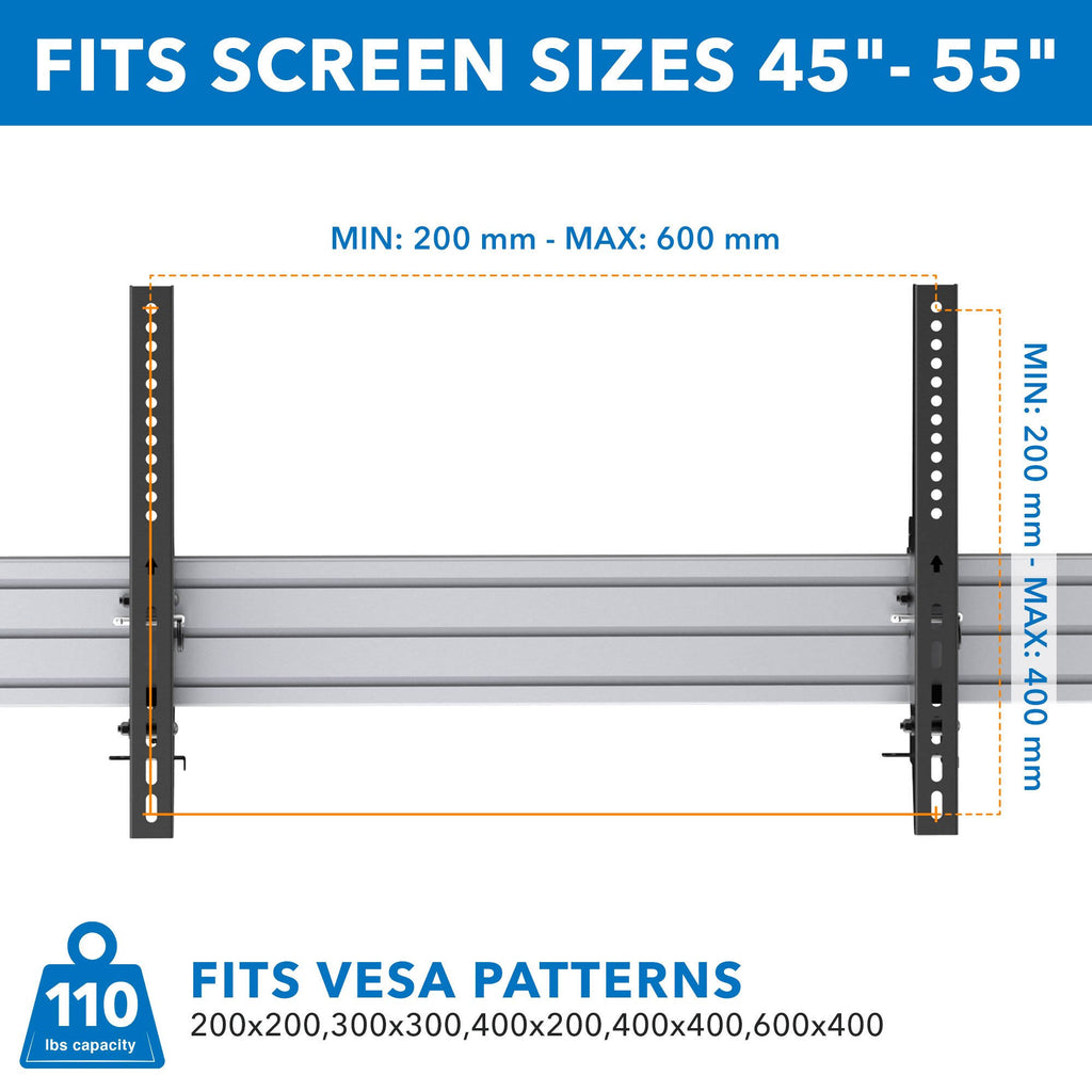 Black Ceiling TV Mount Y917743