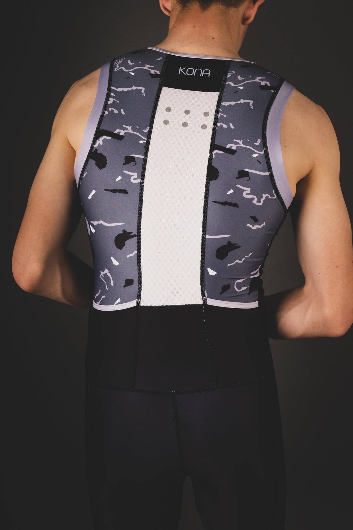Aqua Camo Navy Camo Large Triathlon Race Suit D12575