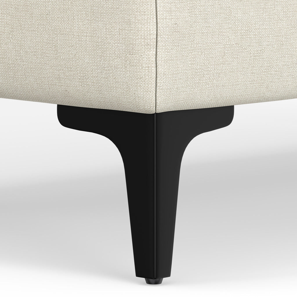 Ava Ottoman in Tightly Woven Performance Fabric F5577