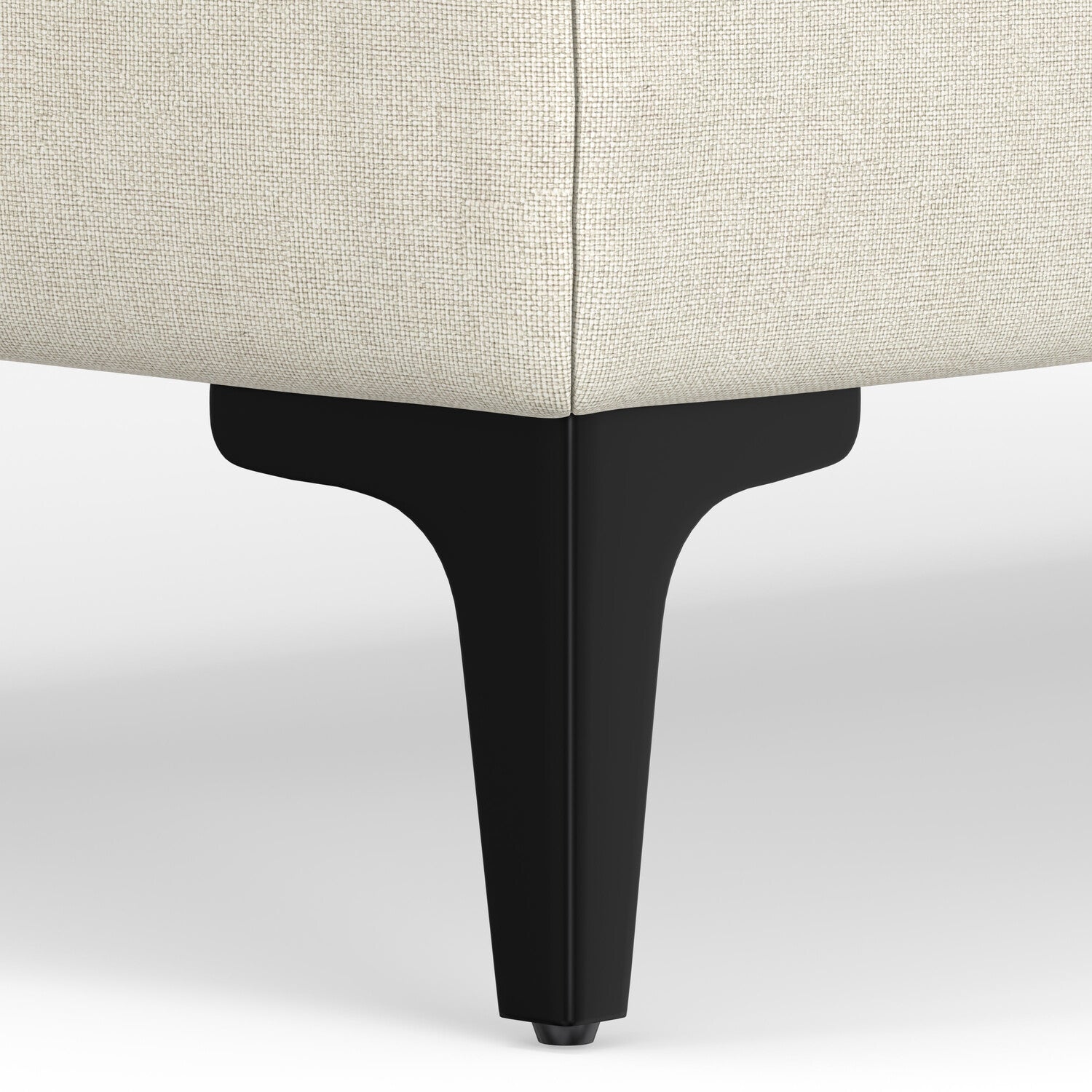 Ava Ottoman in Tightly Woven Performance Fabric F5577