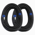 50& Speakon Speaker Cable 4 Conductor Black N4765