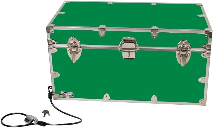 Large Storage Chest with Anchoring Cable Lock - 32 x 18 x 16.5 Inches M121861