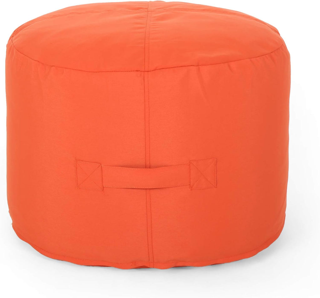Charcoal Outdoor Ottoman Pouf W72658