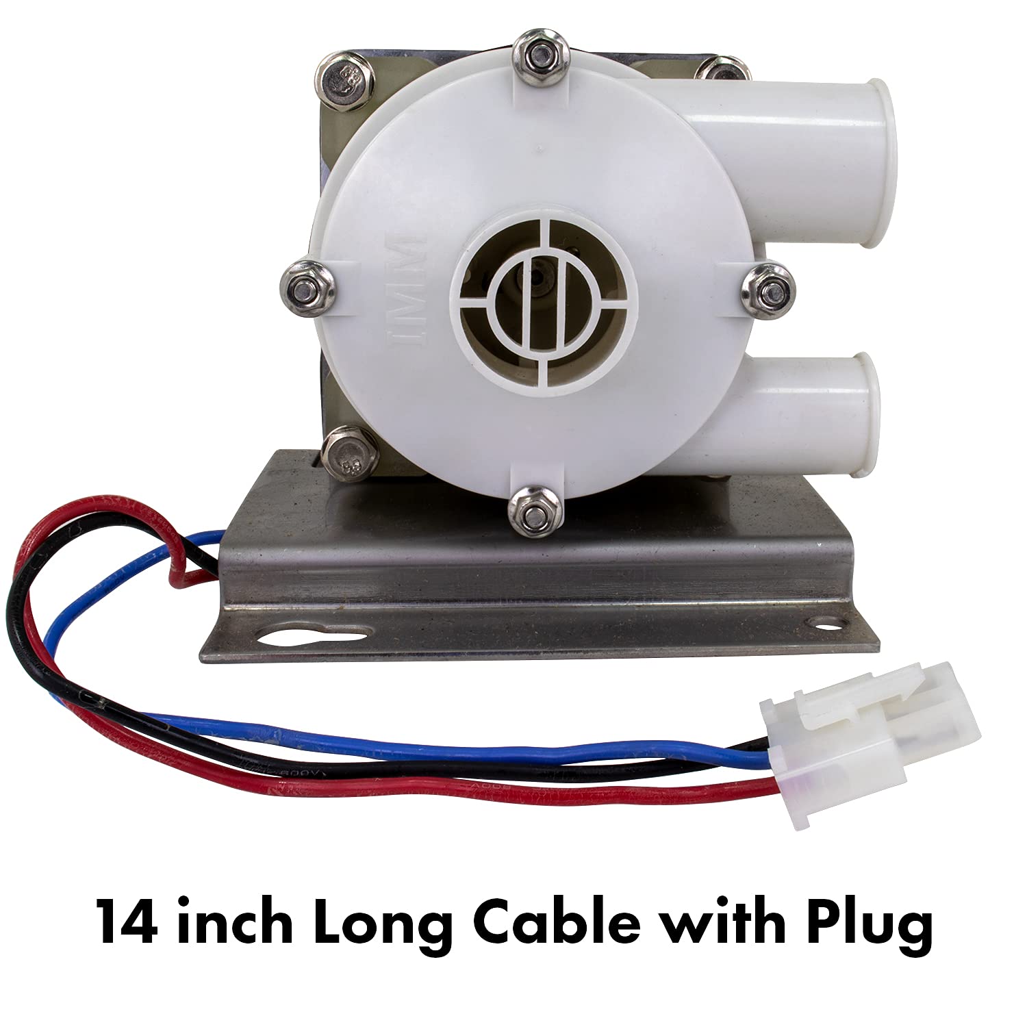 Ice Machine Motor Replacement with Mounting Plate and 14 inch Cable U9657