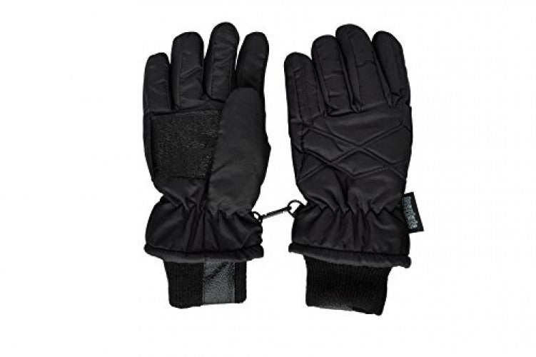 Black Thinsulate Waterproof Ski Glove X8884