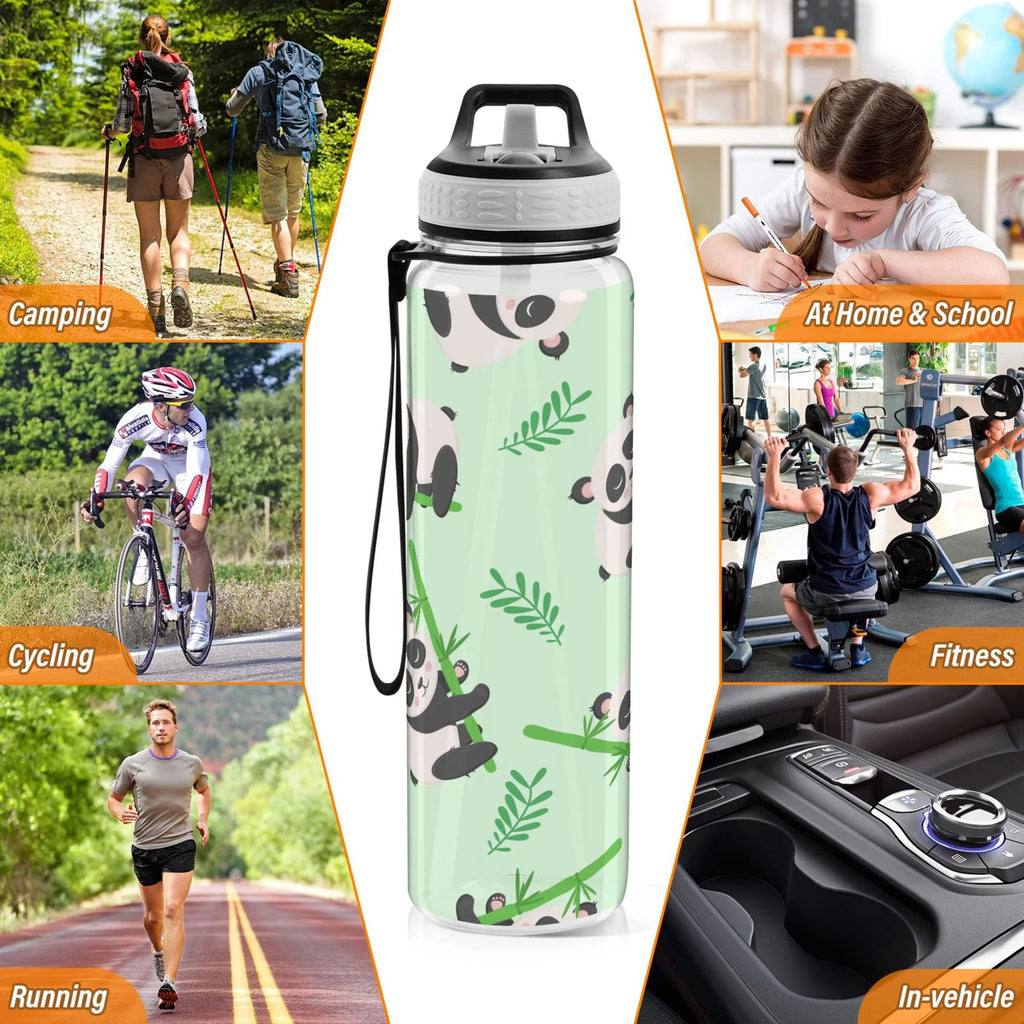 32oz Tritan Leakproof Water Bottle with Straw R7953