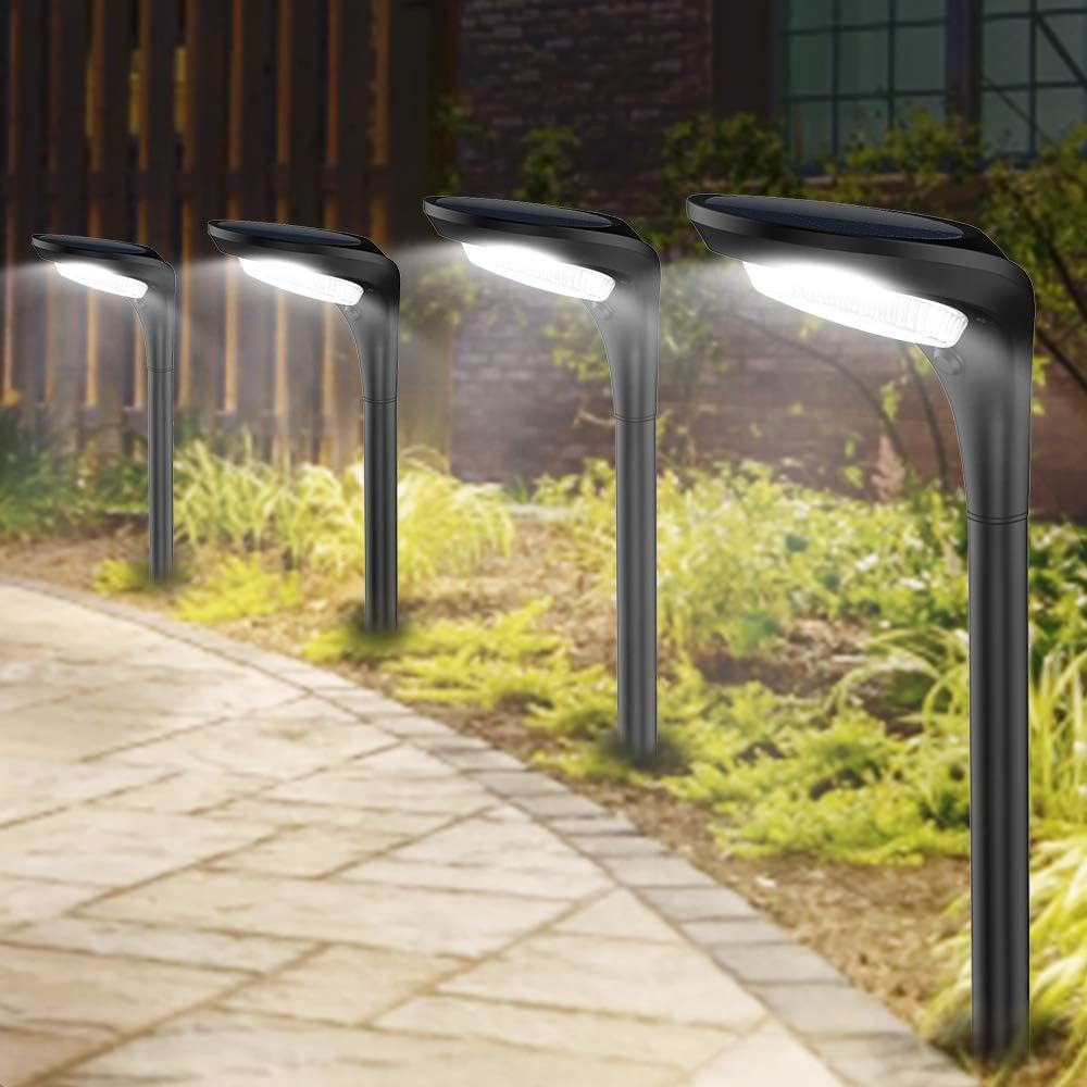 4 Pack IP65 Waterproof Solar Pathway Lights E80974