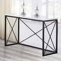 White Marble Sofa Table F86116