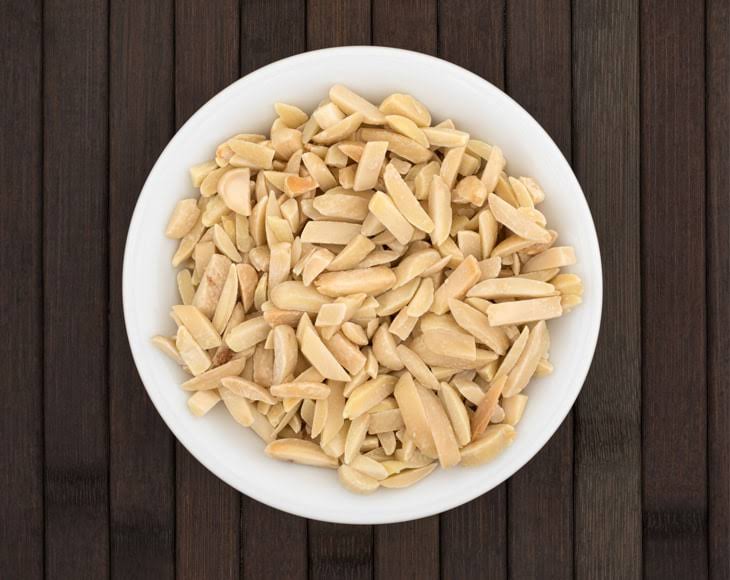 Organic Blanched Slivered Almonds, 8 Pounds Z50282