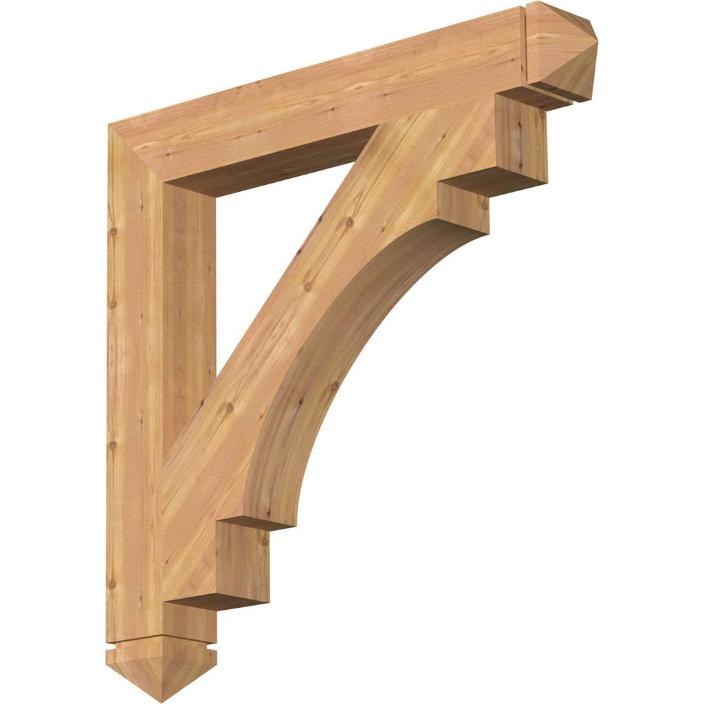 5 1/2x22W x 42x22D x 42x22H Western Red Cedar Bracket X740453