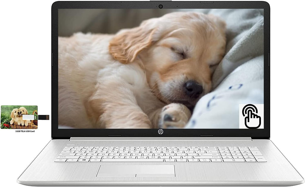 17.3 Touchscreen Laptop, AMD Ryzen 5-5500U, 12GB RAM, 128GB SSD + 1TB HDD, Windows 10 Pro X909963