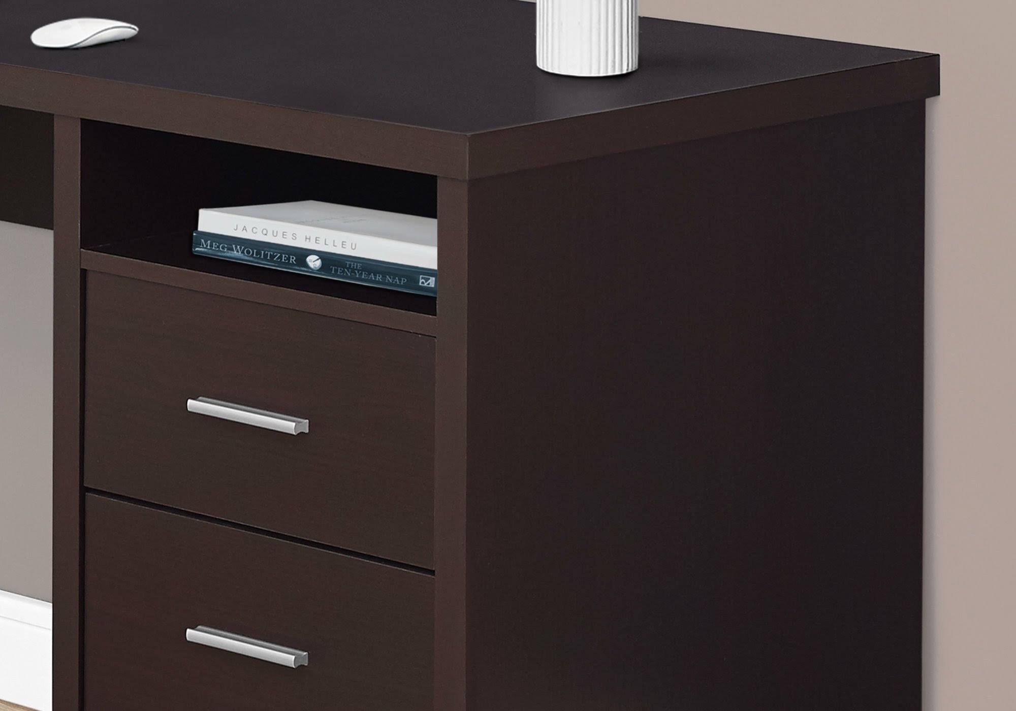 Dark Taupe Metal Computer Desk G620780
