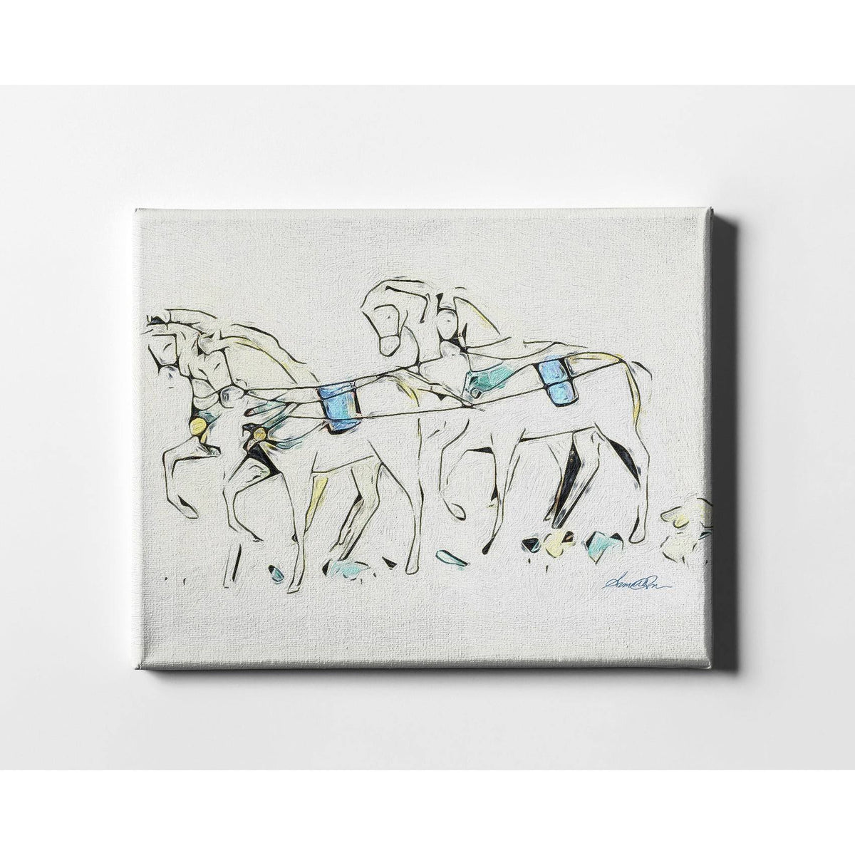 Multi-Color Stretched Canvas C378