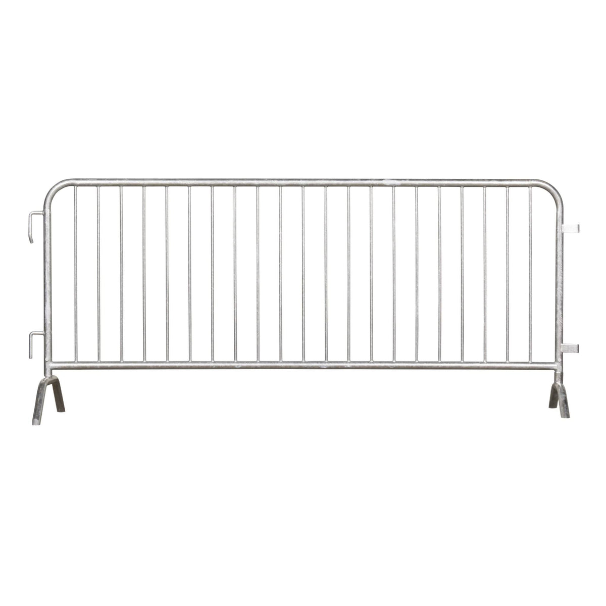 Galvanized Steel 8 ft Heavy Duty Interlocking Barricade F93511