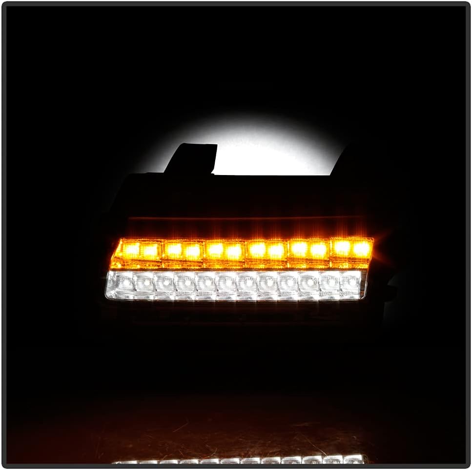 Chrome Housing LED Parking Lights Sequential Signal Lamps Set U441