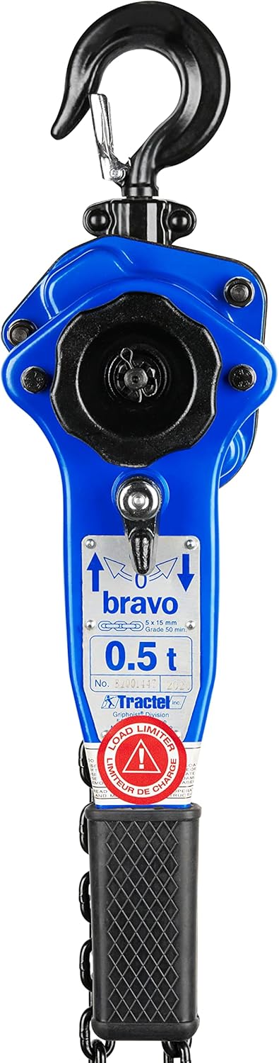 3/4 Ton Capacity Lever Chain Hoist with 10 ft Lift G328595