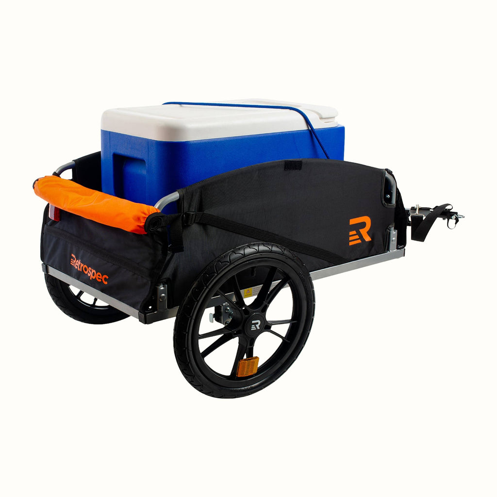 Teal Foldable Bicycle Cargo Trailer R662530
