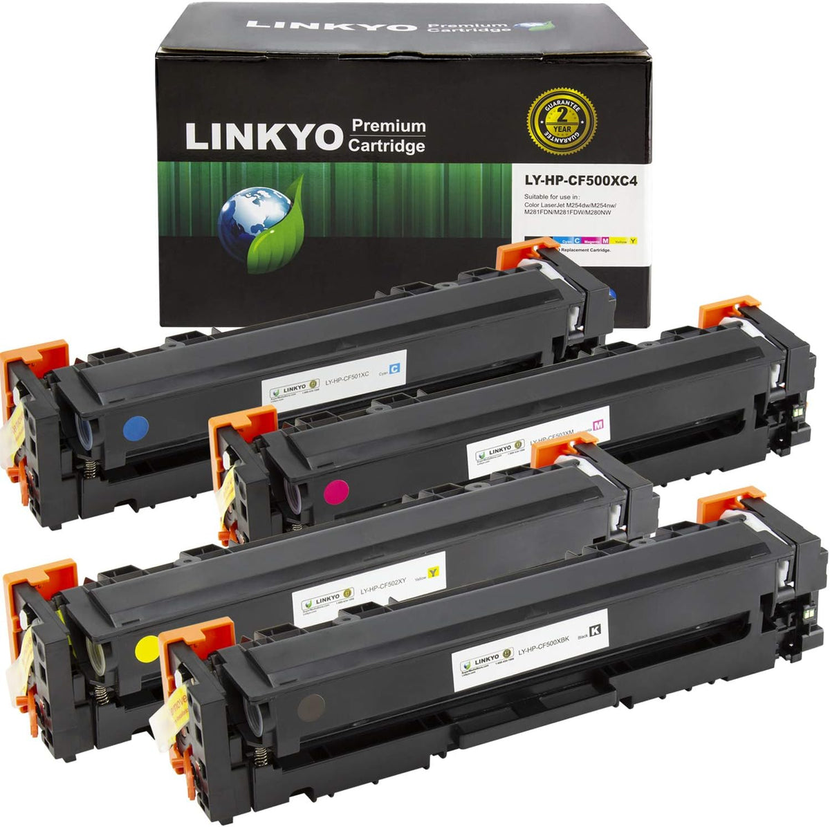 Compatible Toner Cartridge 4-Pack D820