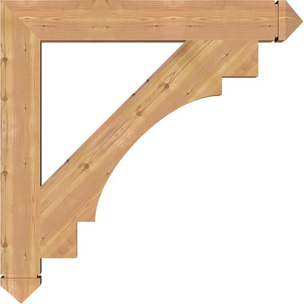 5 1/2x22W x 42x22D x 42x22H Western Red Cedar Bracket X740453