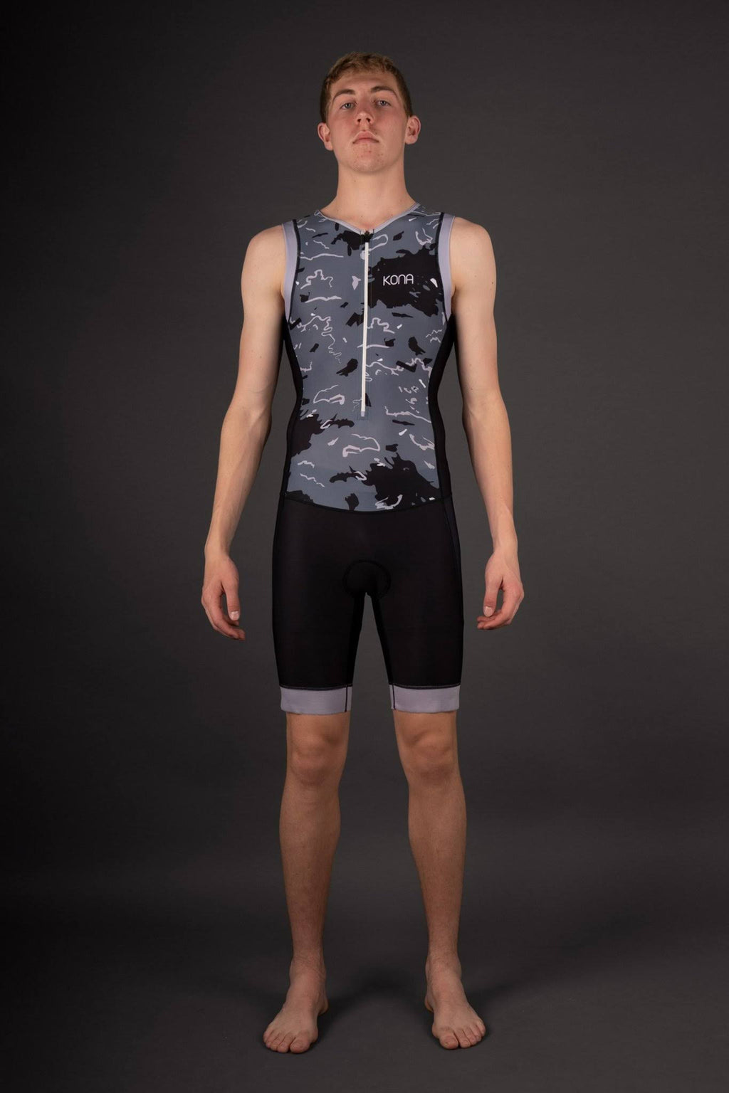 Aqua Camo Navy Camo Large Triathlon Race Suit D12575