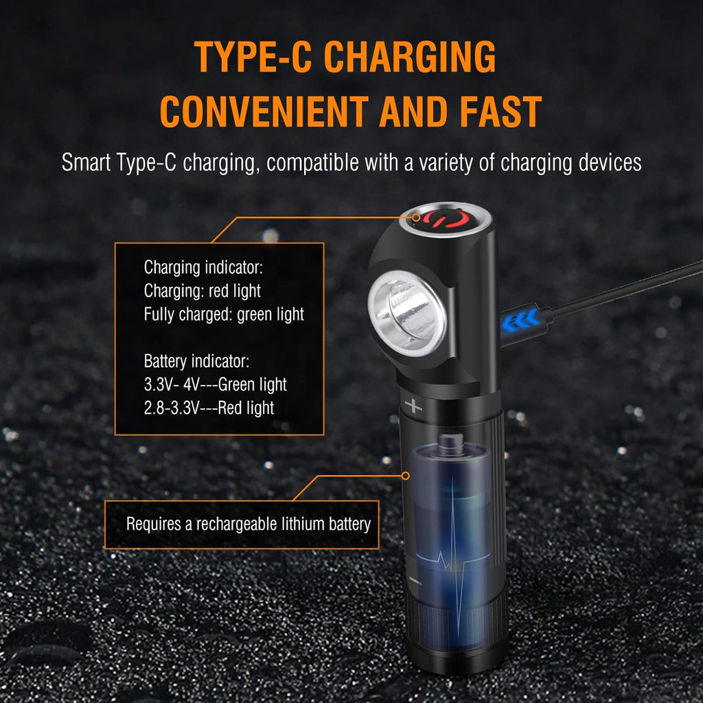 Rechargeable 2000 Lumen Diving Flashlight V623391